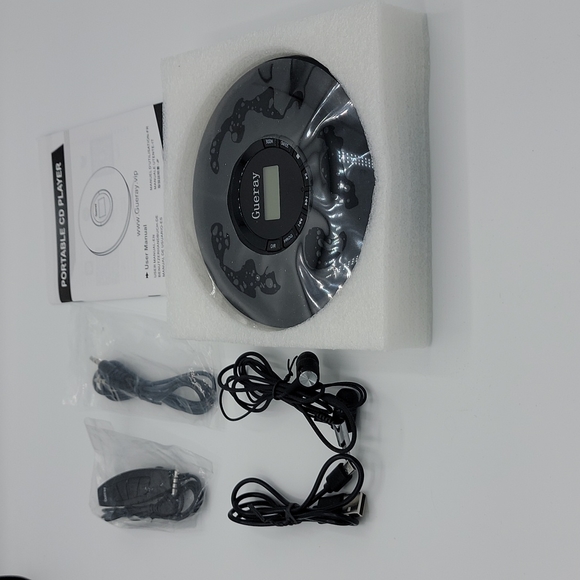 Portable CD Player 1400mAh CD Walkman Gueray Rechargeable CD Player Portable CD - Picture 3 of 9